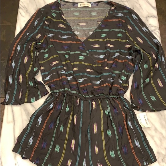 NWT The Impeccable Pig Short Sleeve Romper Small - Picture 1 of 7